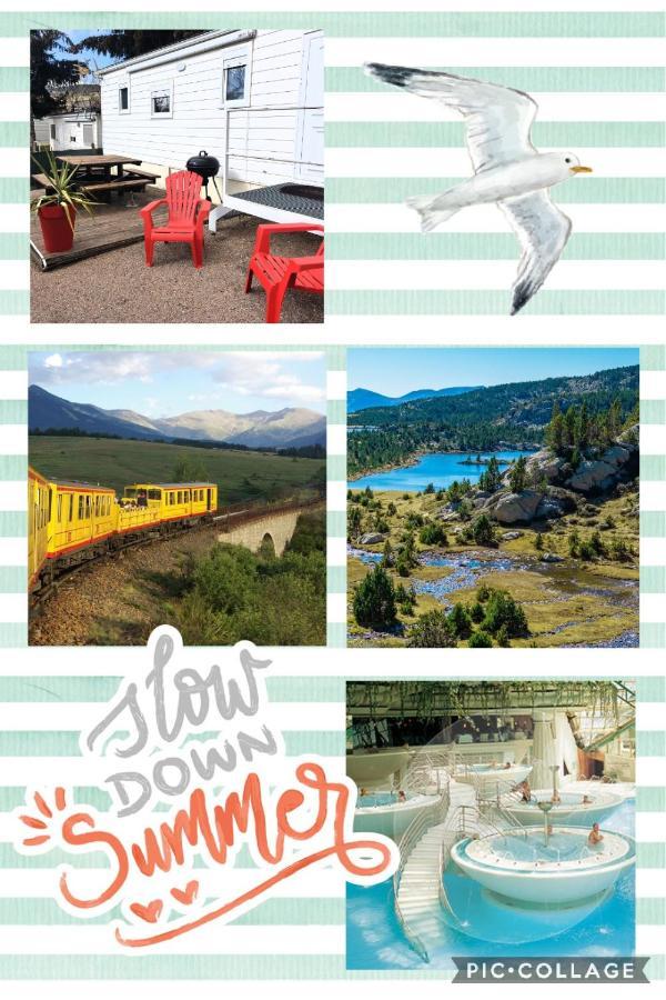 Mobil Home Dans Camping Saillagouse Exterior photo