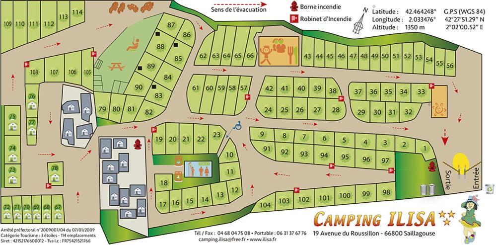 Mobil Home Dans Camping Saillagouse Exterior photo