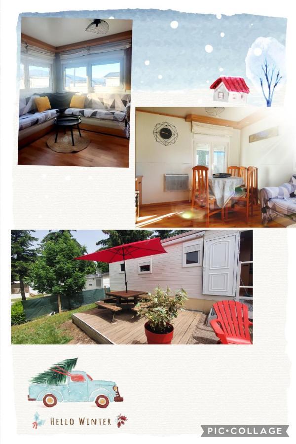 Mobil Home Dans Camping Saillagouse Exterior photo